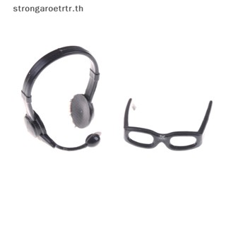 Strongaroetrtr แว่นตาจําลอง สีดํา ของเล่นสําหรับเด็ก
แว่นตาจําลอง หูฟังของเล่น สําหรับเด็ก อุปกรณ์เสริมตุ๊กตา สีดํา 
แว่นตาจําลอง สีดํา