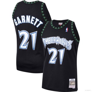 เสื้อกีฬา NBA Jersey Kevin Garnett No. 21 Minnesota Timberwolves เสื้อกั๊กกีฬา คลาสสิก รุ่นที่ระลึก พลัสไซซ์ 487416