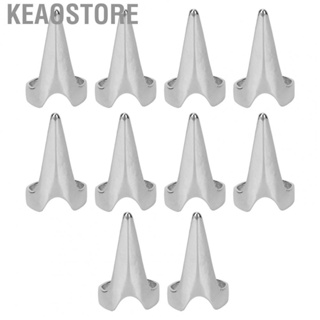 Keaostore Beard Parting Ring  10pcs Sturdy Alloy Hair Tool Stable for Cutting Men Women Braiding Daily Styling