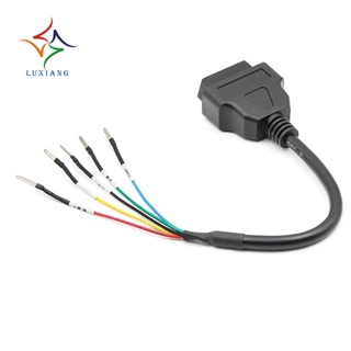 16 Pin OBD OBD2 Female K Line CAN Line Jumper Tester Connector Car Diagnostic Extension Cable Cord Pigtail