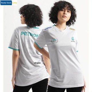 【พร้อมส่ง】PETRONAS เสื้อกีฬาแขนสั้น ลายทีม 8th World Constructors Championship Celebr8 Jersey