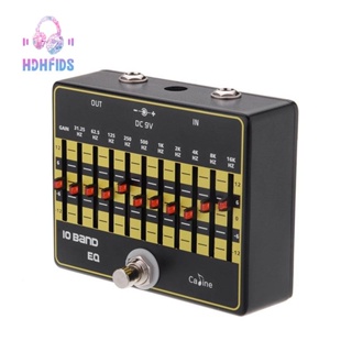 Cp-24 10-Band EQ อีควอไลเซอร์ ทรูบายพาส แป้นเหยียบเอฟเฟคกีตาร์ พร้อมอลูมิเนียมอัลลอยด์