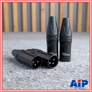 แพ็ค4ตัว TADA GYX-02BK XLR ผู้ สีดำ ปลั๊กแคนนอนตัวผู้ CANNON GYX02BK GYX 02BK เอไอ-ไพศาล