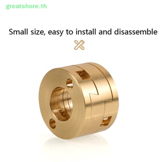 Greatshore ข้อต่อสกรูทองเหลือง T8 Z แกนกลม สําหรับเครื่องพิมพ์ 3D VzBoT T8 Z TH