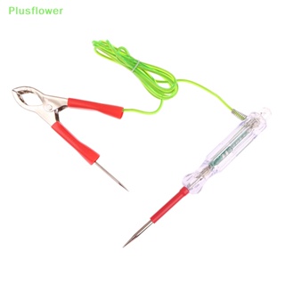 (Plusflower) ใหม่ ไฟทดสอบวงจร LED 6-24V พร้อมโพรบคู่ 47 นิ้ว ป้องกันการแช่แข็ง สําหรับยานยนต์