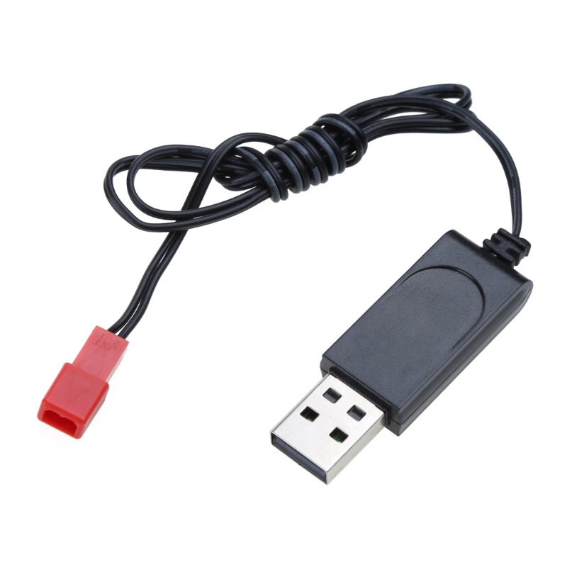 Yml3 USB 3 7v 500mA แบตเตอรี่ชาร์จ USB ปลั๊กตัวเมีย สีแดง สําหรับเฮลิคอปเตอร์ เครื่องบินบังคับวิทยุ