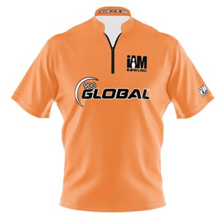 เสื้อโปโล 3D พิมพ์ลายโบว์ลิ่ง 900 Global DS 1612-9G