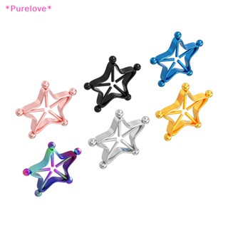 Purelove&gt; ใหม่ จุกนมปลอม สเตนเลส รูปดาวห้าแฉก ปรับได้ เครื่องประดับเซ็กซี่ สําหรับคู่รัก