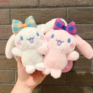 Darnell พวงกุญแจตุ๊กตา รูปการ์ตูนอนิเมะ Cinnamoroll ประดับโบว์ ของเล่นสําหรับเด็ก