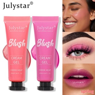 Julystar บลัชออนเนื้อครีมกํามะหยี่ เนื้อแมตต์ ติดทนนาน 10 มล.