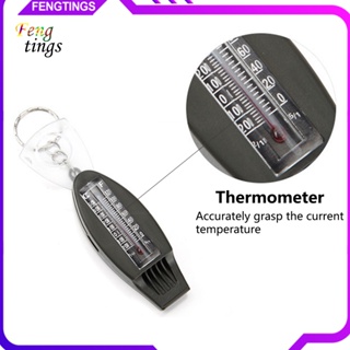 [Ft] นกหวีดฉุกเฉิน เข็มทิศ แว่นขยาย เทอร์โมมิเตอร์ เสียงคมชัด พวงกุญแจ ออกแบบ 4 in 1 มัลติฟังก์ชั่น นกหวีดเดินป่า แหล่งจ่ายไฟ กลางแจ้ง