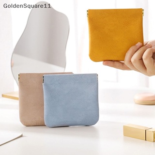 Goldensquare กระเป๋าหนัง สําหรับใส่จัดเก็บเครื่องประดับ กุญแจ หูฟัง เหรียญ