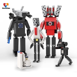 Lego Skibidi ของเล่นตัวต่อเลโก้ Titan Speakerman Cameraman Titan TVman สําหรับเด็ก