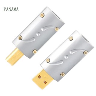 Nama สายเคเบิล USB2 0 ปลั๊ก USB B เชื่อมต่อ Hi Fi USB ชุบทอง สีบรอนซ์