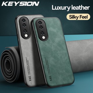 Keysion เคสโทรศัพท์มือถือหนัง ซิลิโคนนิ่ม PC กันกระแทก หรูหรา สําหรับ Honor 90 5G 70 Lite 50 Honor 50 70 Lite 90 5G