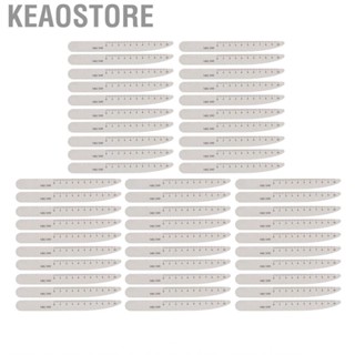 Keaostore Nail Buffering File  Washable Graduated 50pcs Polishing Double Sided Set for Salon