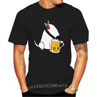 เสื้อยืดลําลอง แขนสั้น พิมพ์ลาย Bull Terrier แนวตลก ขนาดใหญ่ สําหรับผู้ชาย ไซซ์ 4XL 5XL 6XL