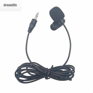 【DREAMLIFE】Microphone Mini collar clip Mic car navigation GPS collar 3.5mm microphone