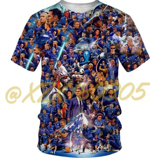 (ทั้งหมดในสต็อก Xzx180305) ใหม่ เสื้อยืด ลายฟุตบอล chelse FC 3D 32