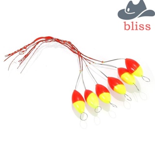 Bliss ทุ่นลอยน้ํา ทรงวงรี คละสี สําหรับตกปลาคาร์พ 240 ชิ้น