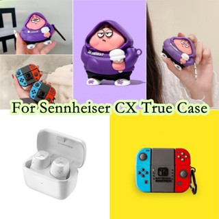 【พร้อมส่ง】เคสหูฟัง แบบนิ่ม ลายการ์ตูน สําหรับ Sennheiser CX True Case