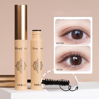 มาสคาร่าบางเฉียบไม่เลอะง่ายมาสคาร่าธรรมชาติหนาและติดทนนาน Not easy to smudge thick and slim mascara