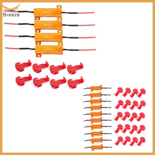 Breeze ตัวต้านทานโหลด 50w 6rj 6ohm Led Bulb Led Decoder สําหรับไฟเลี้ยวกระพริบ ไฟท้าย ตัวต้านทาน ถอดรหัสสาย