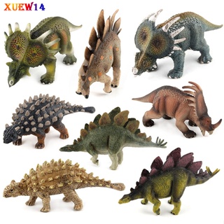 โมเดลฟิกเกอร์ รูปไดโนเสาร์จูราสสิก T8 Stegosaurus Styracosaurus ของเล่นสําหรับเด็กผู้ชาย