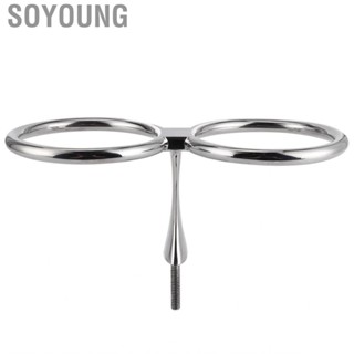 Soyoung Ringlike Drink Holder  Drinks Holders Lightweight And Durable  Corrosion Dual Ring 316 Stainless Steel for Boat Marine Caravan Cars Trucks Rvs Vans