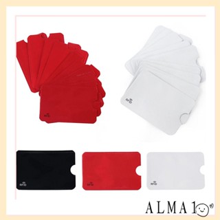 Alma ฝาครอบบัตรเครดิต บัตรเครดิต ป้องกันขโมย 5 ชิ้น