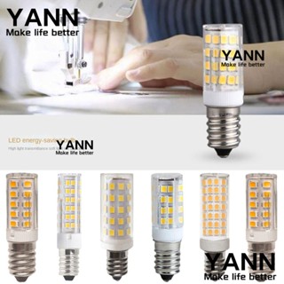 Yann1 หลอดไฟ LED E12 E14 ทรงข้าวโพด สําหรับโคมไฟระย้า ไฟสีขาว ไฟเตาอบ ไฟ LED ตกแต่งบ้าน