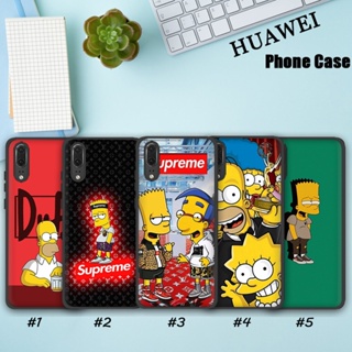 เคส TPU นิ่ม ลาย The Simpsons WV2 FH270 สําหรับ Huawei Nova 2i 3i 2 Lite 3 4E 5T 7 SE Y8S Y9S