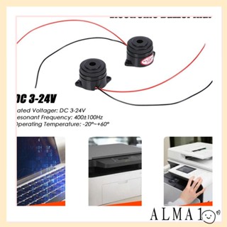 ALMA สัญญาณเตือนอิเล็กทรอนิกส์ 3025 DC 3-24V ขนาดเล็ก 2 ชิ้น