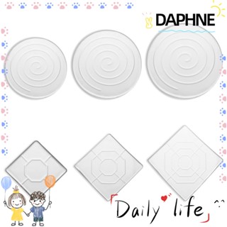 DAPHNE แผ่นซิลิโคน กันลื่น ที่ทนทาน สําหรับป้องกันพื้น 4 ชิ้น