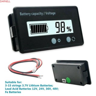 Darnell เครื่องทดสอบแบตเตอรี่ดิจิทัล หน้าจอ LCD 12 24 36V 48V