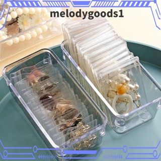 Melodygoods1 ถุงซิปล็อค พลาสติก PVC สําหรับใส่เครื่องประดับ สร้อยคอ แหวน สร้อยข้อมือ