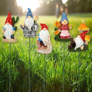 New 1 set Garden Gnome Dwarfs Ornament Lawn Ornament Resin Decoration