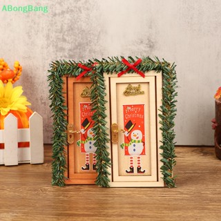 Abongbang ประตูบ้านตุ๊กตาจิ๋ว สเกล 1/12 DIY สําหรับเด็ก 1 ชิ้น