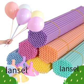 Lansel ลูกโป่งยางพลาสติก แบบเป่าลม สําหรับตกแต่งปาร์ตี้วันเกิด 100 ชิ้น