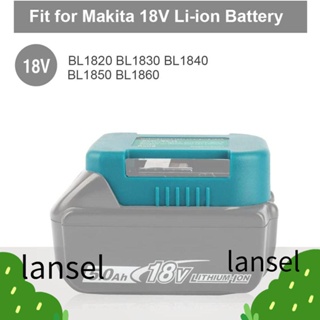 LANSEL อะแดปเตอร์ชาร์จ USB สําหรับ Makita Dewalt Milwaukee