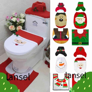 Lansel ฝาครอบที่นั่งชักโครก DIY สําหรับตกแต่งห้องน้ํา