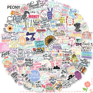 PEONYPAVILION สติกเกอร์คําคมแรงบันดาลใจ กันน้ํา มีกาวในตัว สําหรับตกแต่งจักรยาน