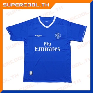 Chelsea Home 2003/2005 เสื้อเชลซีย้อนยุค เสื้อเชลซีรุ่นเก่า เสื้อเชลซี Emirates