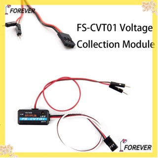 Forever FS-CVT01 โมดูลเซนเซอร์แรงดันไฟฟ้า พลาสติก สีดํา สําหรับเครื่องบินบังคับวิทยุ FPV FLYSKY IA6B IA10