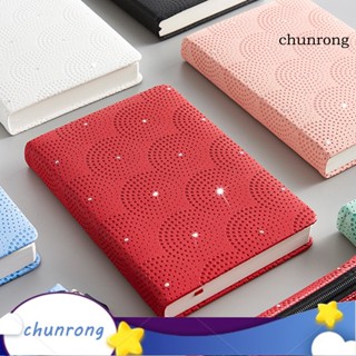 Chunrong สมุดโน้ตไดอารี่ ปกหนังเทียม ขนาด A5 แบบหนา 2022