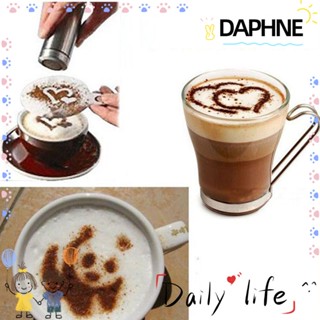 Daphne แม่พิมพ์โฟม ลายฉลุ สําหรับทําเค้ก กาแฟ 16 ชิ้น