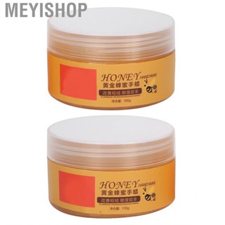 Meyishop 2pcs Honey Hand Wax Exfoliating  Whitening Moisturizing Care Supplies