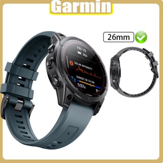 Lereach สายนาฬิกาข้อมือพลังงานแสงอาทิตย์ 26 มม. สําหรับ Garmin Tactix 7 Pro Ballistics Edition Tactix 7 Pro Edition Tactix 7 Standard Edition Quatix 7X