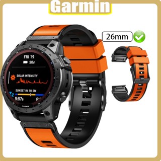 สายนาฬิกาข้อมือ ขนาด 26 มม. สําหรับ Garmin Fenix 5X Plus 7X 6X Pro Fenix 3 Sapphire 3 HR