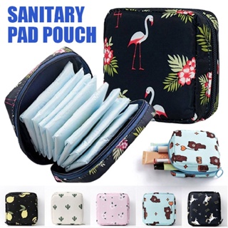 New Women Sanitary Pad Pouch Napkin Towel Storage Bag Credit Card Holder Purse